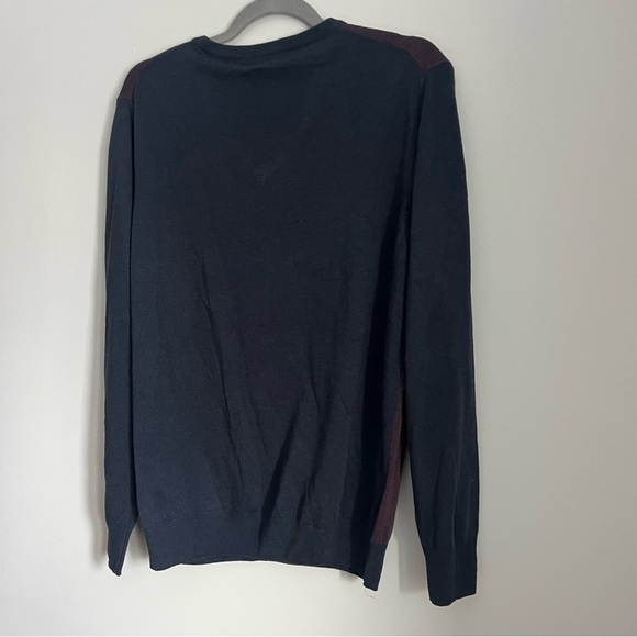 Modango Milano Men’s Sweater – Made in Italy – V-Neck, Colorblock – Size S NWT - Picture 6 of 6